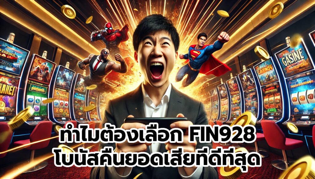 ทำไมต้องเลือก FIN928 โบนัสคืนยอดเสียที่ดีที่สุด